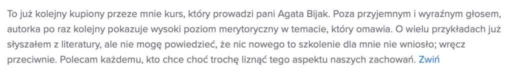 Webinary dla firm: o umysłach webinary dla firm Agata bijak orłowska